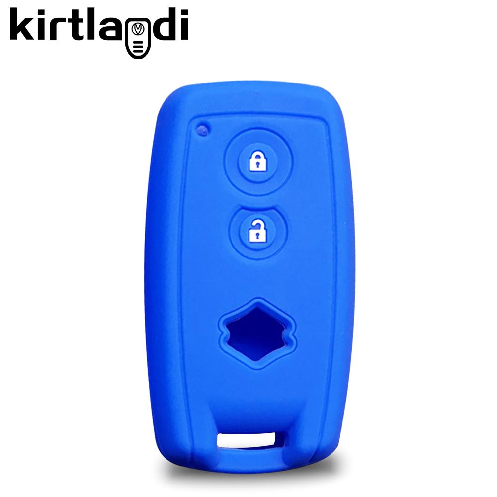 Couverture d'étui de clé en silicone pour Suzuki Grand Vitara Swift SX4 S-Cross XL-7 kuyucha sch4 pour Suzuki Swift 2007-2010 porte-clés