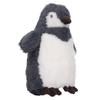 Penguin Plush Cute Soft Fluffy Stuffed Animal Plush Doll Toy for Kid Birthday 9.84in Grey
