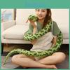 Realistic Spotted Snake Plush Toy Soft And Cuddly Stuffed Animal For Kids Prank
