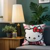 Kawaii S-Sanrio Family Cushion Cover Birthday Anniversary Gifts Double Sided Printed Zipper Cushion Cover Soft Skin Bedding