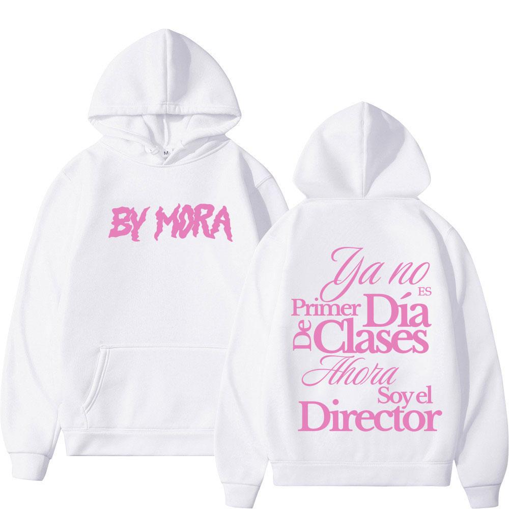 Rapper Mora Double-sided Printed Hoodies Men Women Aesthetic Trend Pullover Long-sleeved Loose Harajuku Sweatshirts