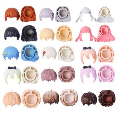 Ob11 Bebek Plastik Saç Değişimi Bebek Saçı Baş Kalıbı Aksesuarları Obitsu11 Gsc Gövde İçin 1/12 BJD Baş Kabuğu Bebek Gövdesi Erkek Kız