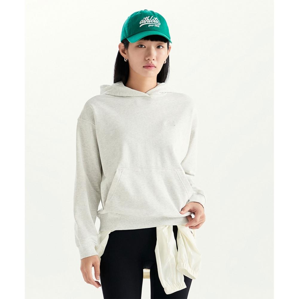 

NEW BALANCE NBN0D4S032 WOMEN Athletics Oversized French Terry Hoodie (WHITE)
