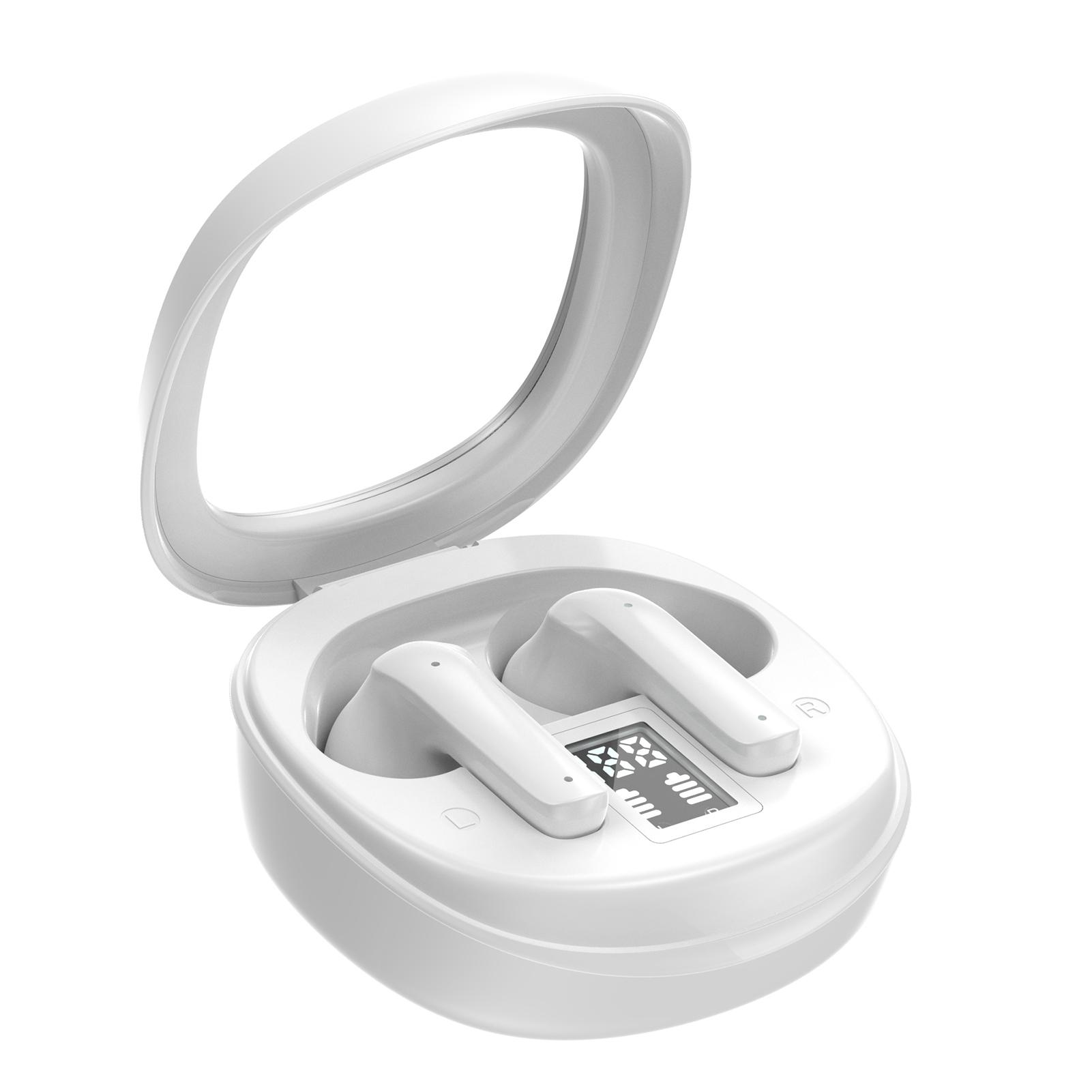 

Беспроводная гарнитура YW17 BT5.4 Наушники Интеллектуальное шумоподавление HD Звонки Встроенный микрофон белый