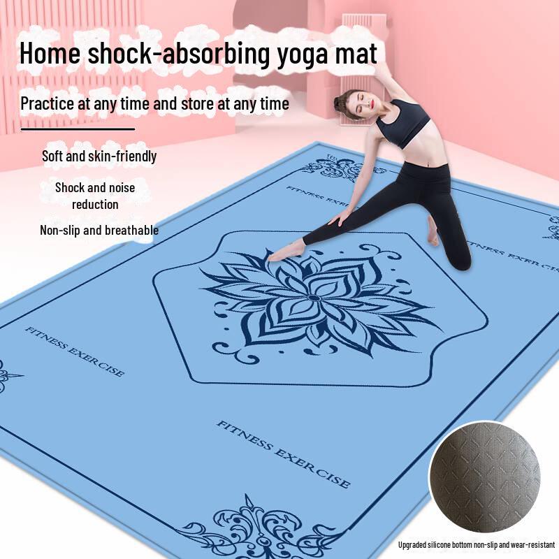 Indoor Fitness Mats: Sound Insulation & Shock Absorption for Gym, Aerobics, Yoga, & Rope Skipping