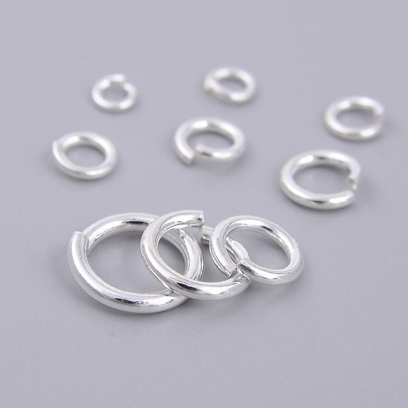 S925 Sterling Silver Open Jump Rings for DIY Bracelets, Necklaces & Earrings