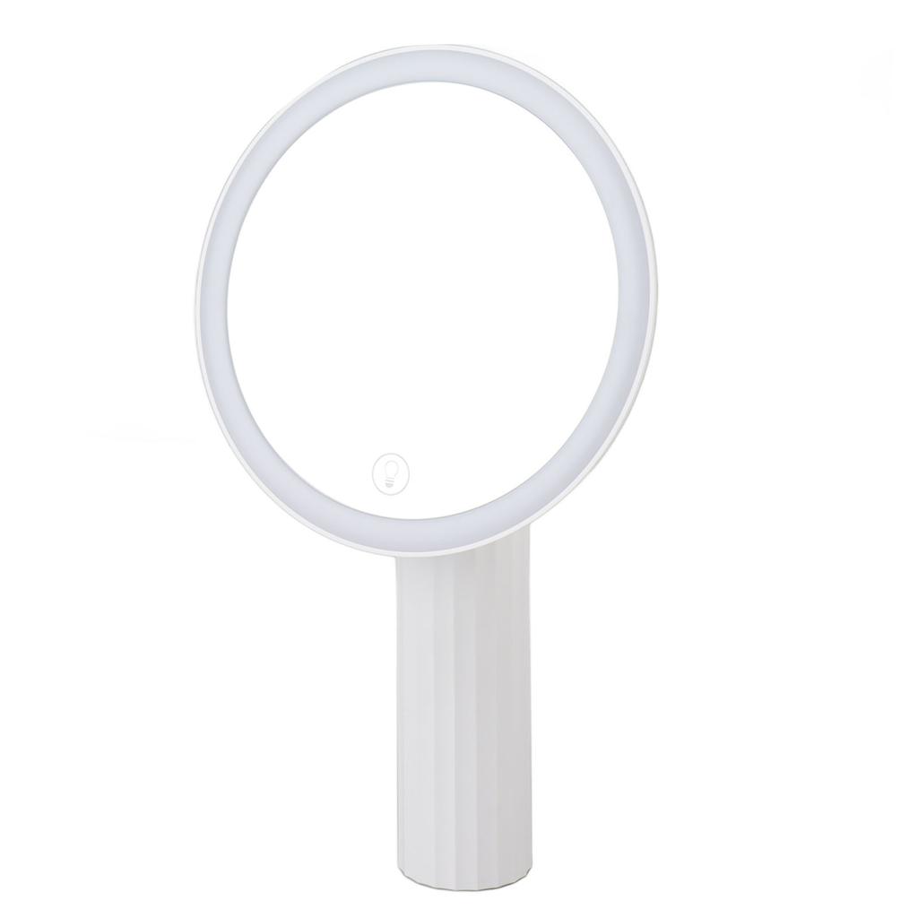 LED Makeup Mirror Portable Handheld Fill In Light Makeup Mirror Large Area Mirror Cosmetic Tool
