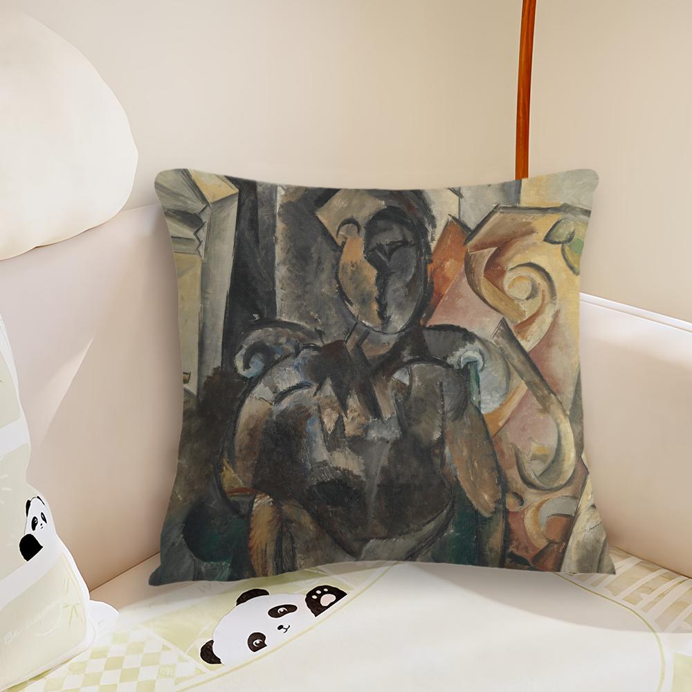 Pablo Ruiz Picasso Art cushion cover Pillow Case Plush Fabric Soft Double Sided Print Sofa Cushion Cover Throw Pillow Covers