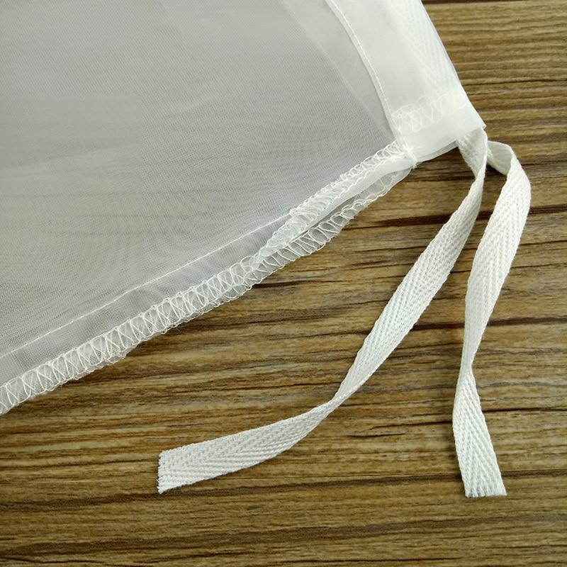 Öl Hembryggt filterpåse för bryggning Malt Kokande vört Mos Sil Meshpåse Te Nötter Juice Mjölk Nylon Nätfilterpåse Återanvändbar