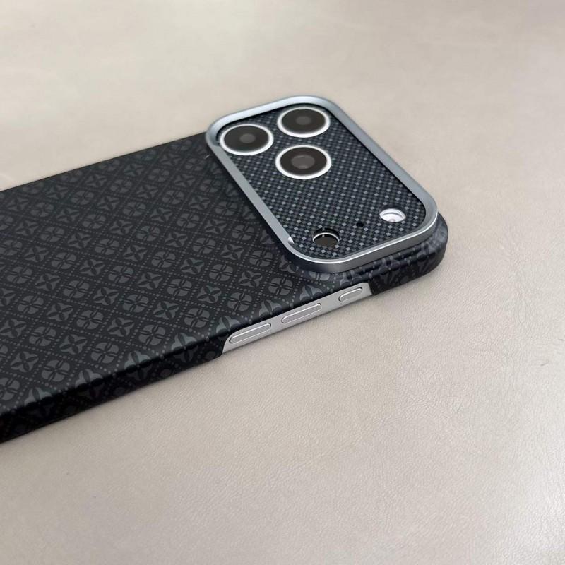 Magnetic Snap-on Phone Case IPhone 18 Pro Max 17 16 15 14 With Vintage Floral PC Hard Shell Shockproof