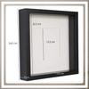 Deep box 3D frame 24.5x24.5 for moss handicrafts for photos, black