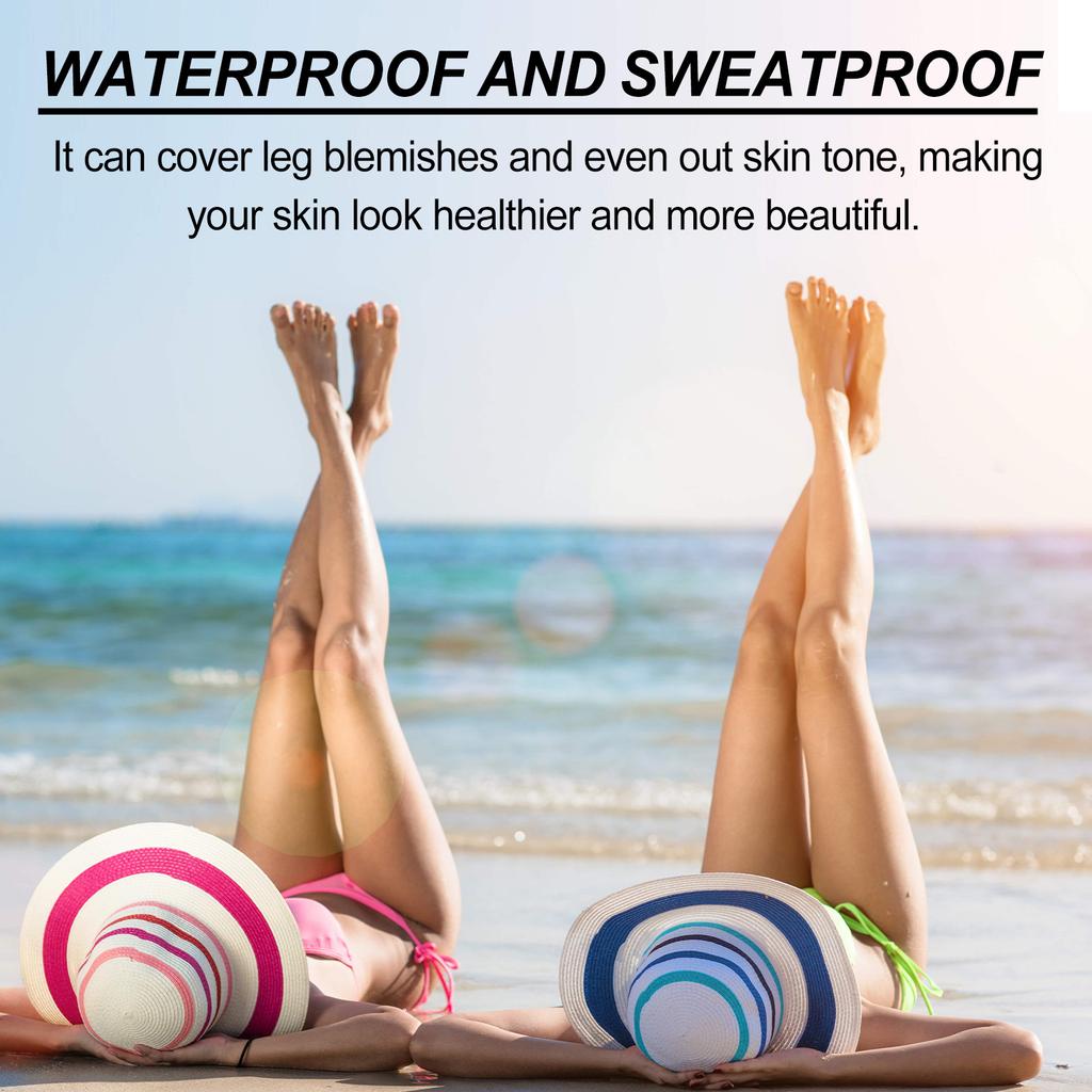 100g Leg Darkening Lotion, Moisturizing Liquid Body Foundation Fake Lotion, Even Skin Tanning Tone Care Tan Cream