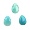 Natural Aqua Chalcedony Pear Cabochon Loose Gemstone Lot 3 Pcs 23*32-24*33 MM 120 CT For Jewelry Making