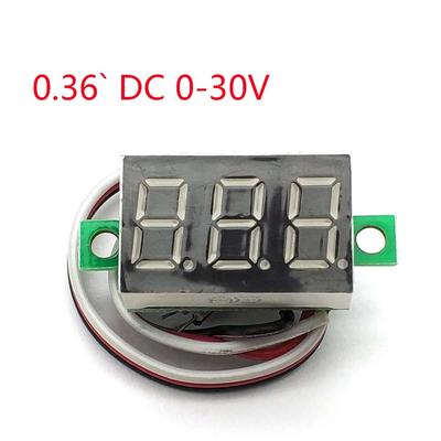 0.36 Inch Mini LCD Display Voltmeter Ammeter Voltimetro Amperimet Digital DC 2.5-30V LED Mini Digital Voltmeter Ammeter