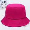 Cotton fisherman hat summer basin hat outdoor sunshade girls sun protection sun hat printing embroidery men