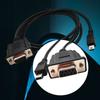 9Pin DB9 Female To Mini USB Plug RS232 Serial Console Cable for 7250 7450 7750 Switches