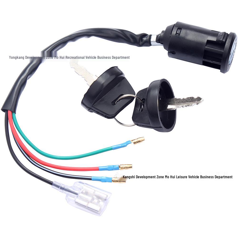 ATV Off-road Vehicle Ignition Switch & Door Lock Key for KAYO T2/T4/T6 XF125CC