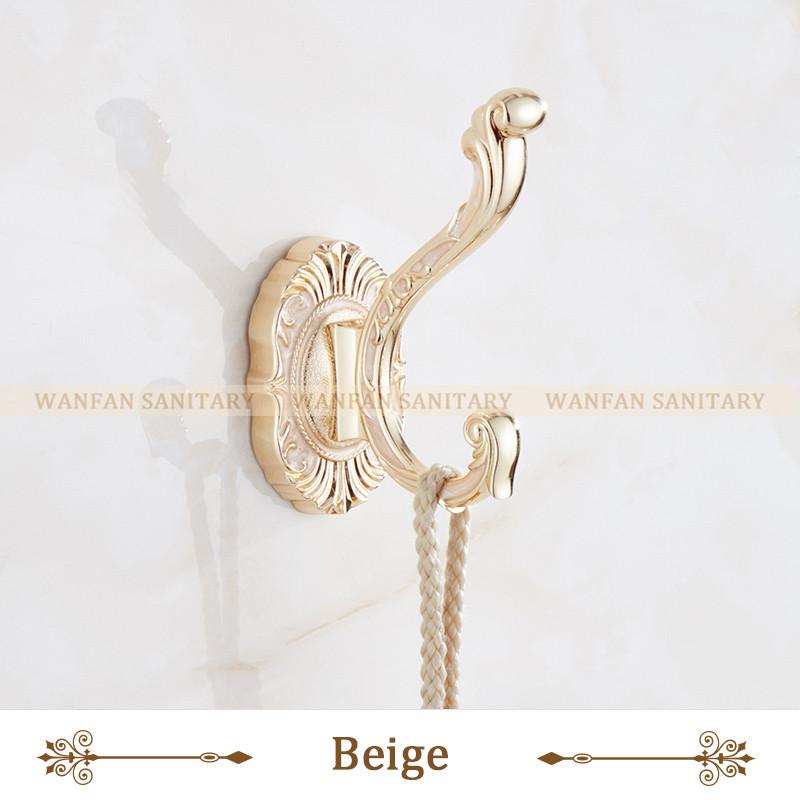 Robe Hooks Wall Mounted Vintage Hook Single Screw Towel Hook Holder Bathroom Accessories Bathroom Clothes Hook 8801