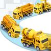 1 Pc Educational Cars Children Kid Pull Back Toy Warrior Engineering Vehicle Model Four Mini Cars