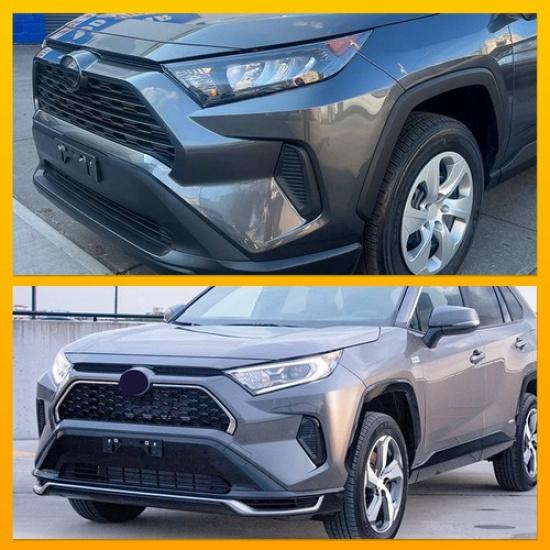Front License Plate Frame Tag Holder Bracket For  20 21-2024 Toyota RAV4 EXV
