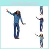 18cm PVC Bob Marley Sänger Figur Sammlerstück Spielzeug Mikrofon haltendes Modell Puppe