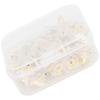 100Pcs Earring Backs Replacement Pierced Backing Stopper Boxed DIY Material Jewelry Accessories