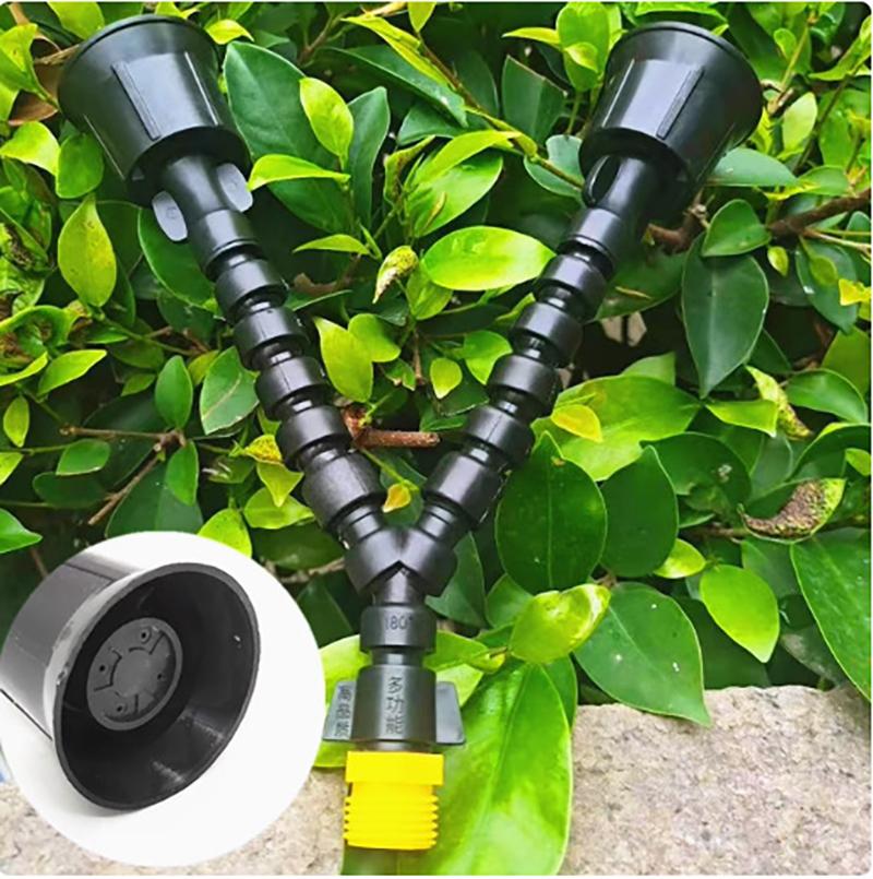 

4-Point Plastic Adjustable Slub Spray 2-Head Y-Type Universal Sprinkler Gardening Spray