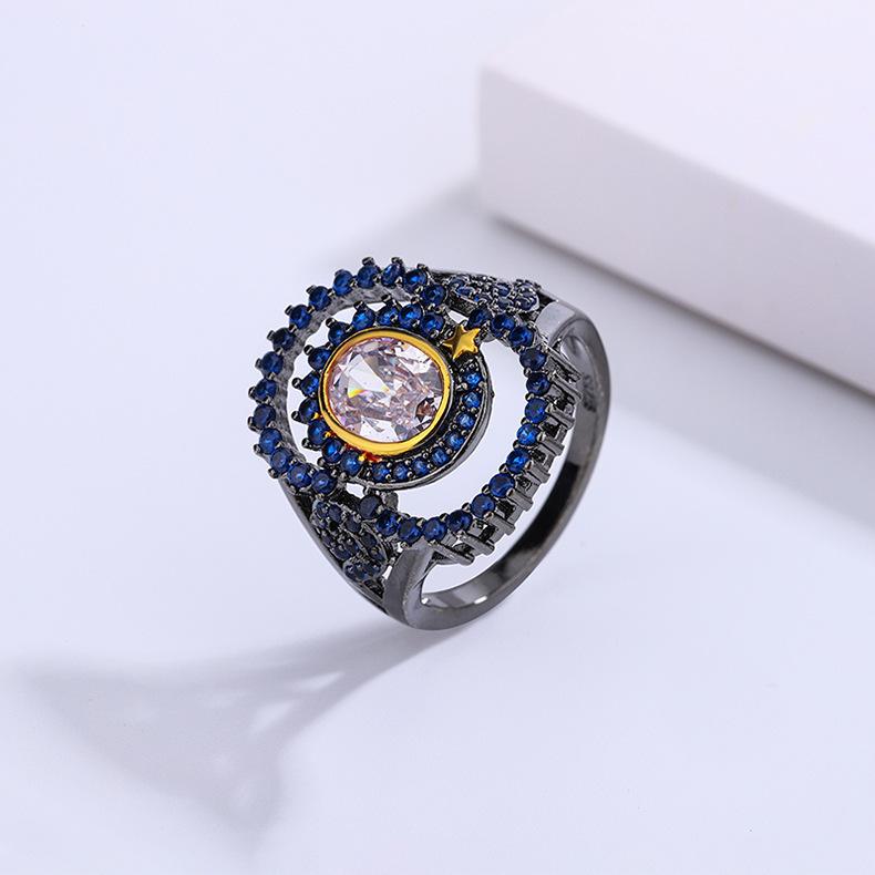 Earrings European and American Style Jewelry Designer New Style Stone Ring