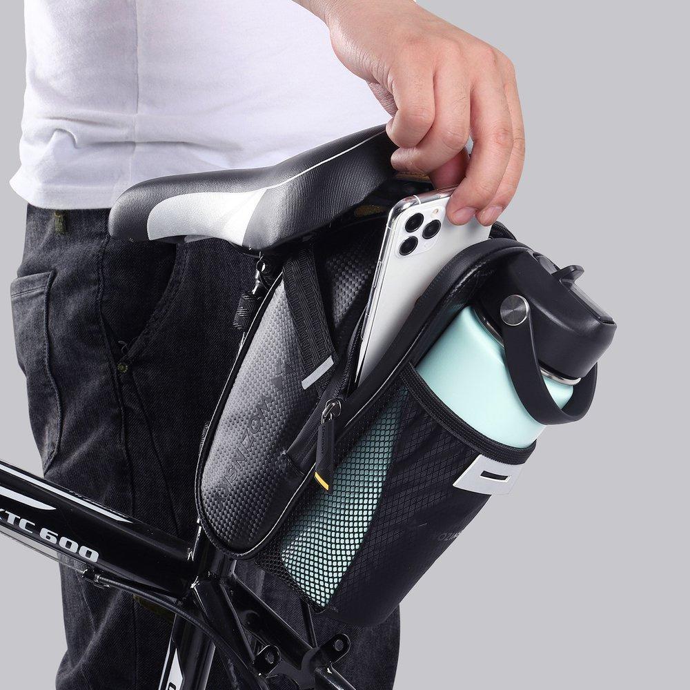 Wozinsky Bike Saddle Bag 1.5 L Black (WBB20BK)