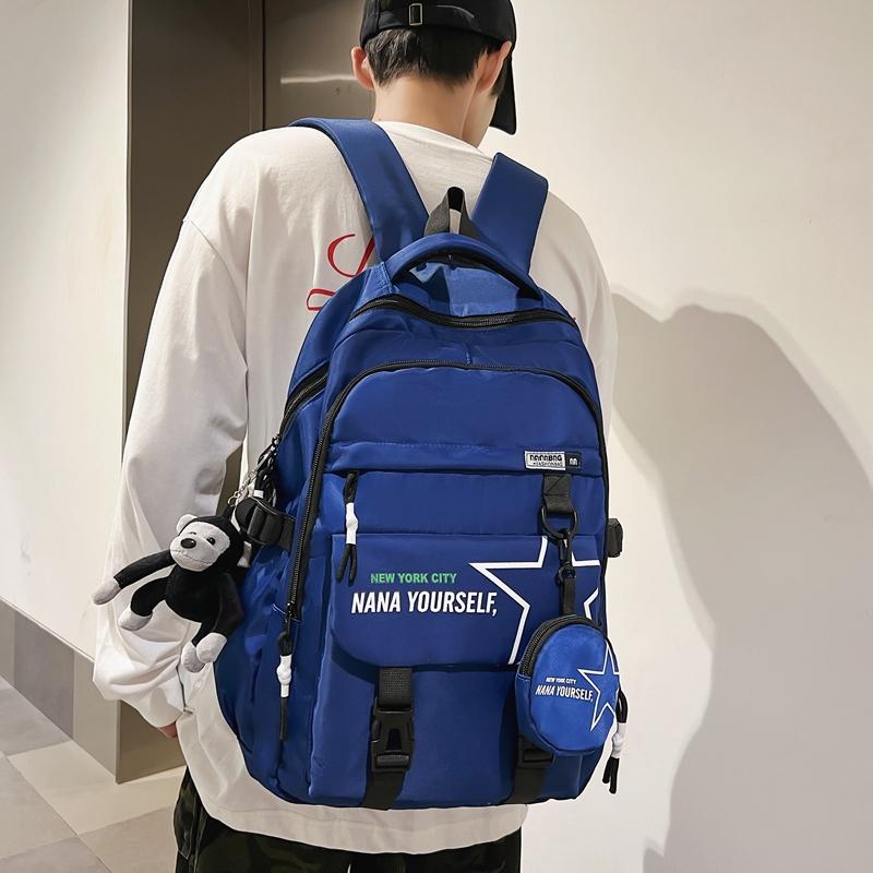 Pánský cestovní batoh Student Schoolbag Campus Style Batoh pro ženy