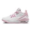 Max Aura 5 Slip Resistant Cushioning Abrasion Resistant Mid Top Children's Basketball Shoes Pink White Teenagers FD8789-116