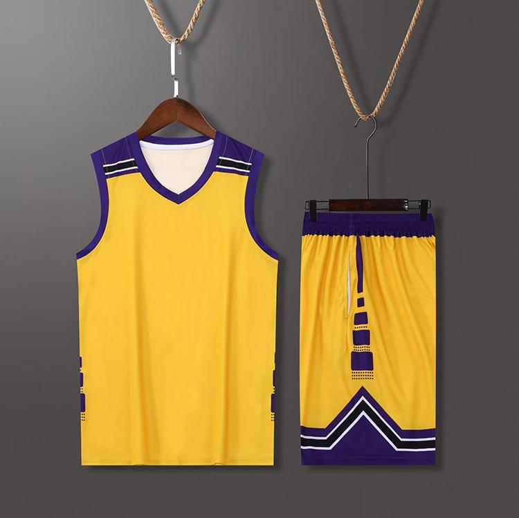 Basketball Jersey Sports Suit College Student Game Jersey Children'S Training Jersey Boys Summer Jersey Digital Printing