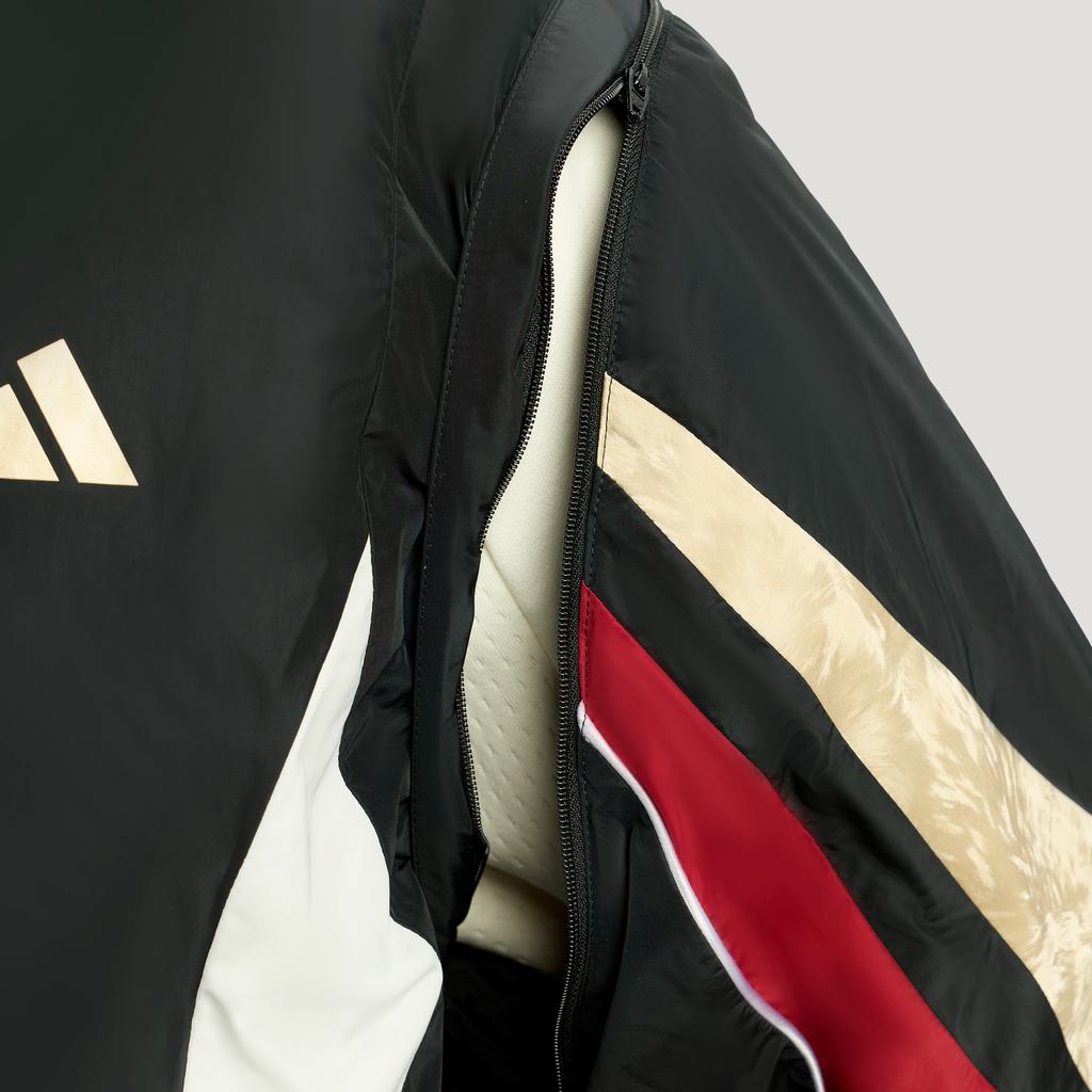 Adidas Basketball FW25 Year Of The Horse Limited CNY New Year Removable Comfortable Loose Sports Hooded Long Sleeve Cotton Jacket Men jackets KS3171