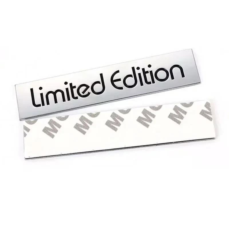 Limited Edition Logo with Metal 3D Letters, Car Rear Luggage Emblem, Stickers for Volkswagen VW Golf Touareg, Accessories