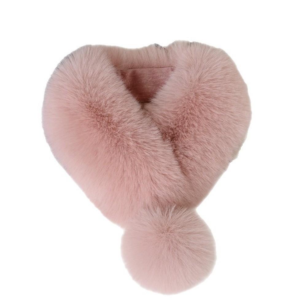 Soft Cross Neck Warmer Thickened Neck Warm and Shawl Casual Neck Collar