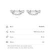 MODIAN 925 Sterling Silver Simple Infinite Love Screw Hoop Earrings Trendy Hollow Earrings For Women Girls Original Fine Jewelry