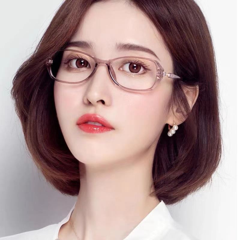 2PCS Anti-blue Light Progressive Glasses Women Fashion Korean Style Ultra-lightweight 1903
