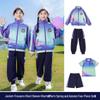 Set Uniforme Primaverile/Autunnale Scuola Primaria & Scuola dell'Infanzia - Outfit Sportivo a 3 Pezzi a Maniche Corte per la Prima Elementare
