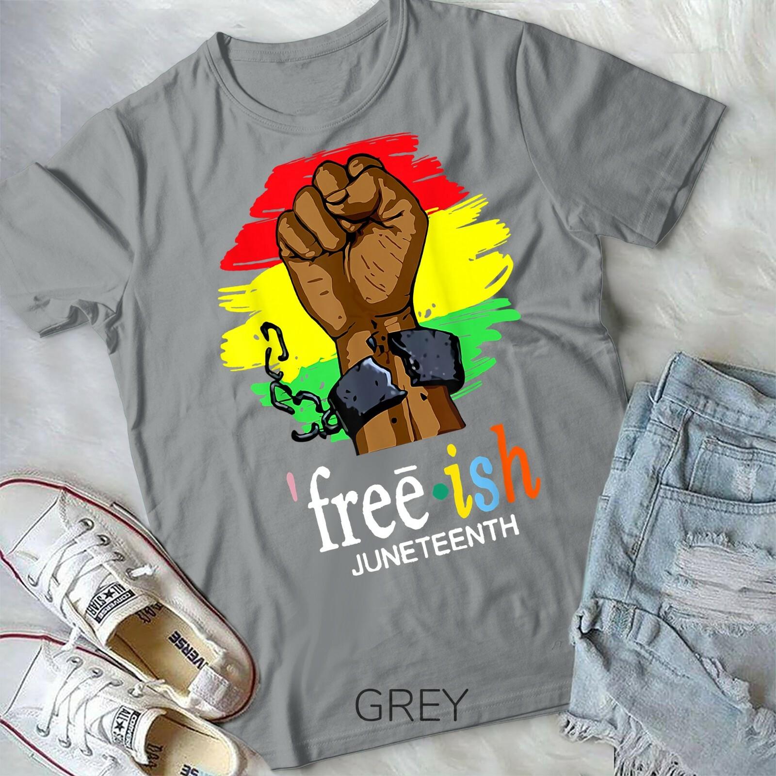 FreeIsh Juneteenth Black History Since 1865 Unisex Youth T-shirt XXXL