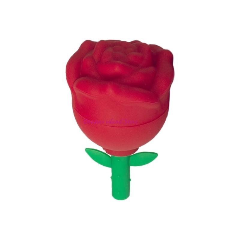 

Flexible Ice Tray Ice Makeres Rose Ice Flexible Molds Ice Molds Rose Ice Tray Ice Molds Suitable for Drink Cocktails HX6C червоний