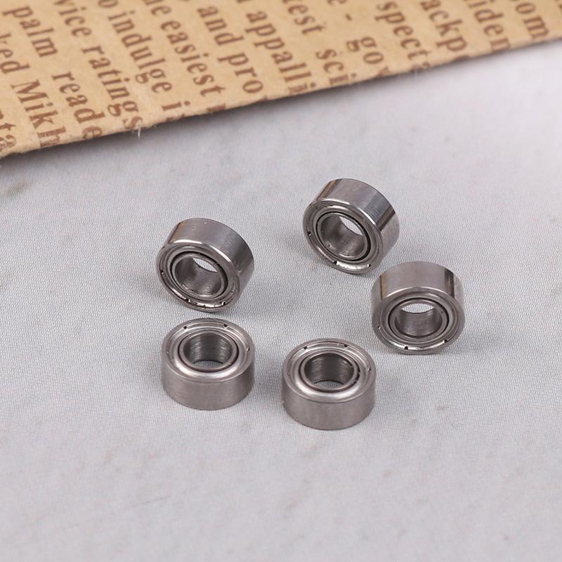 5Pcs Mr63Zz Bearing 3X6X2.5Mm Abec 7 Quality High-Speed Mr63 Zz Miniature Steel Ball Bearings For Fishing Reel