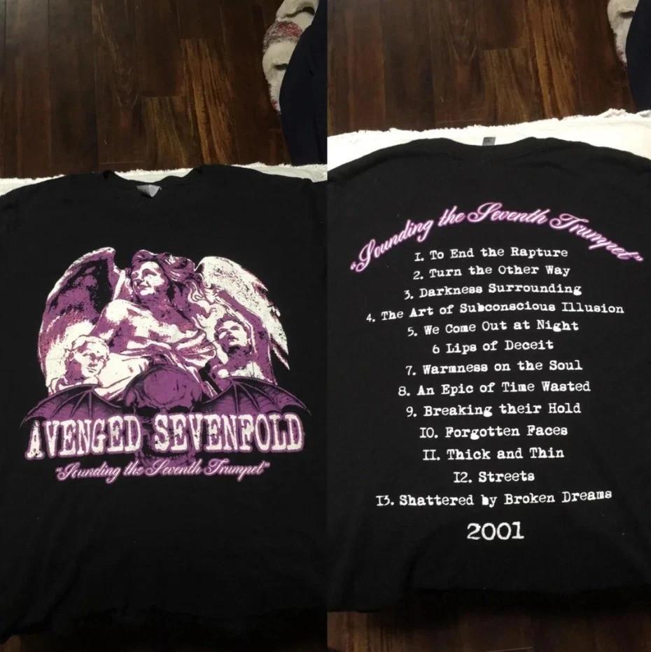 Avenged Sevenfold Sounding the Seventh Trumpet Tour 2001 Tshirt Unisex T-Shirt S