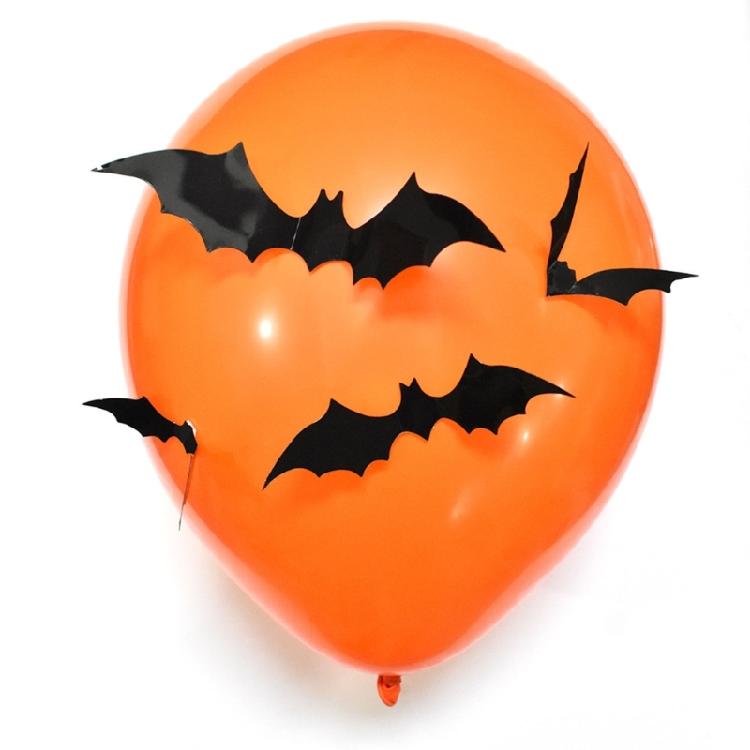 48Pcs 3D Bats Wall Stickers Halloween Decorations, 3D Bat Stickers for Window Wall Decorations, Halloween Party Supplies