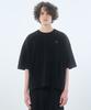 ZENSAI Oversized Pleated T-Shirt Black