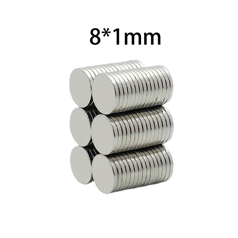 10pcs 8x1mm Disc Magnets – Strong, Thin & Durable Magnets