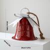 Weihnachtsglocke Dekoration Metallglocke Weihnachtsbaum Hängeornament für Tür Kaminsims Fenster Innen- und Außendekoration