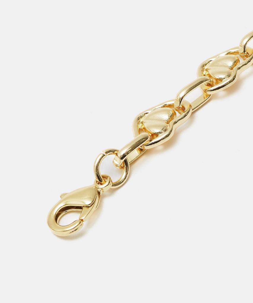 Milkfed Heart Chain One Size Bracelet, 103253054006, Gold,