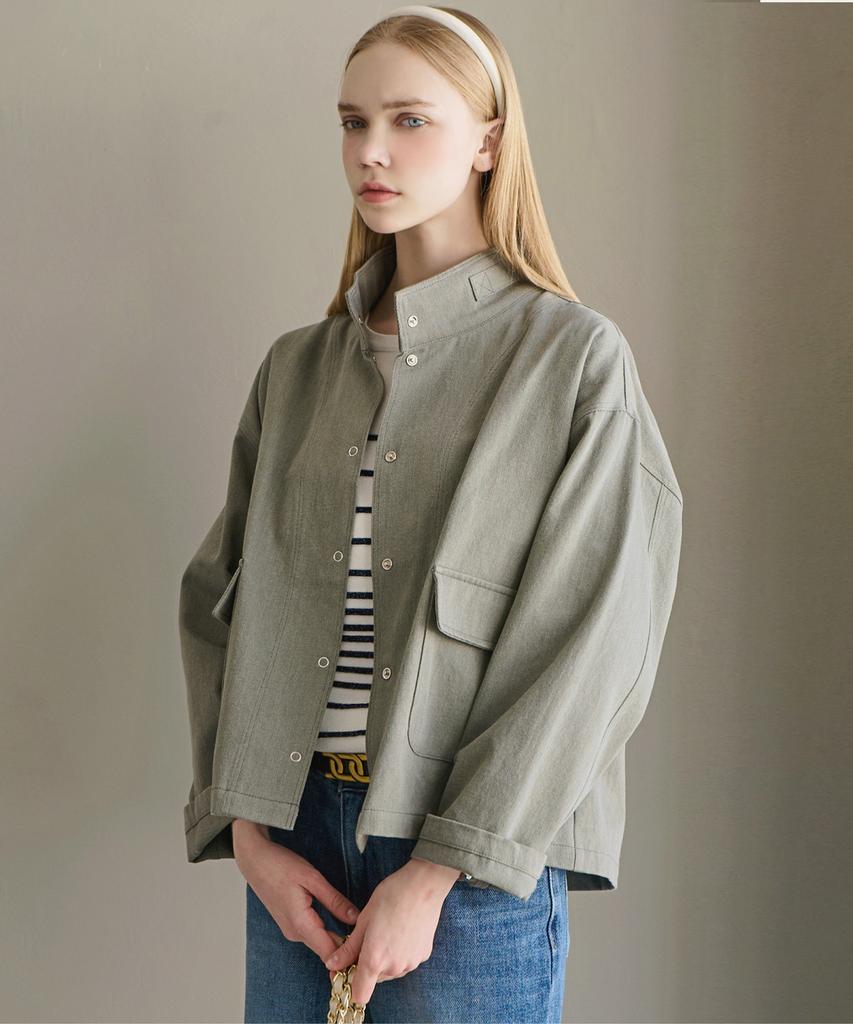 Lusida Haflin Cotton Washed Jacket_2 Colors