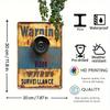 Vintage Metal Wall Art Sign 7.87x11.8 Inches - Perfect for Home, Bar, Garden, Cafe, Garage & Outdoor Decor