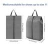 Portable Hand-Held Shoe Carrier Bag Oxford Cloth Lightweight Shoe Storage Bag Waterproof with Zipper Golf Shoe Bag